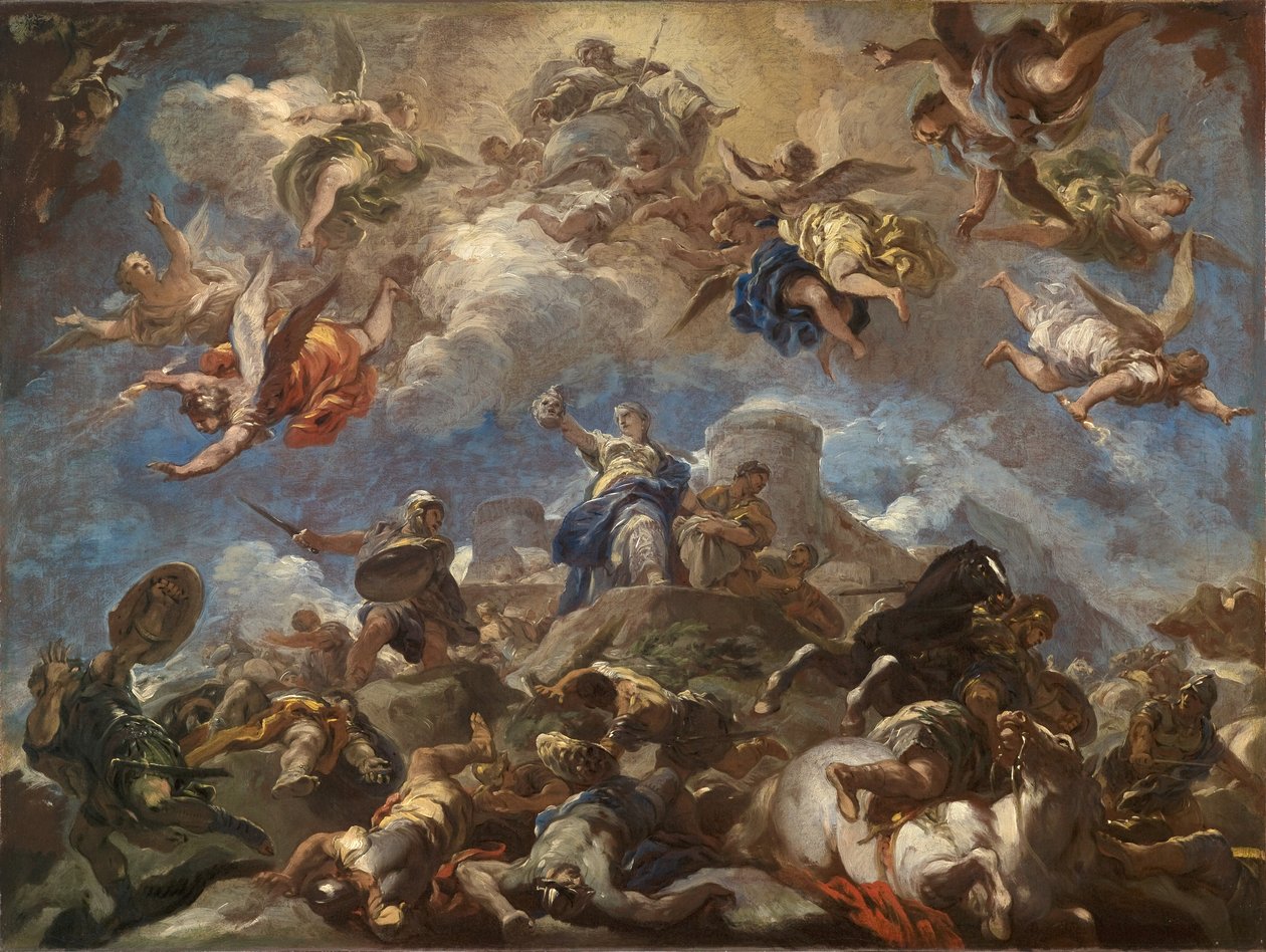 Giuditta che mostra la testa di Oloferne da Luca Giordano