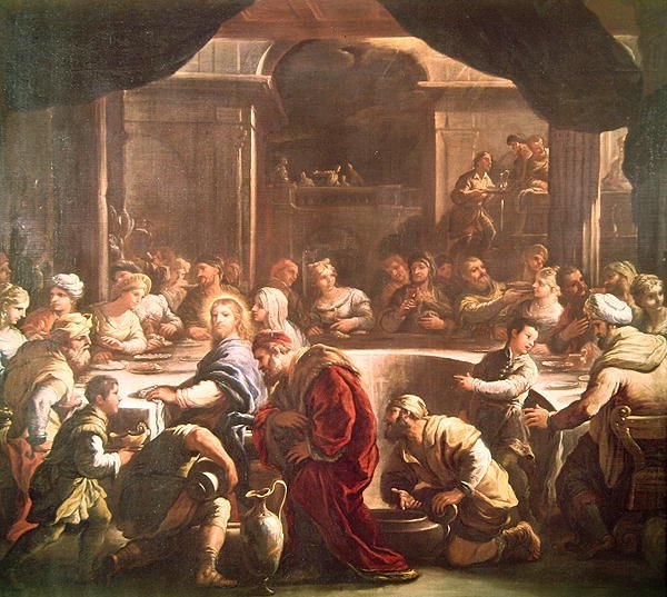 Le nozze di Cana da Luca Giordano