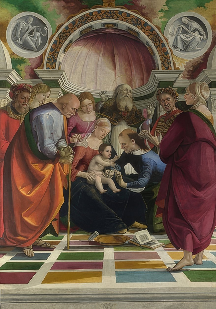 La circoncisione di Gesù. Circa 1490-91 da Luca Signorelli