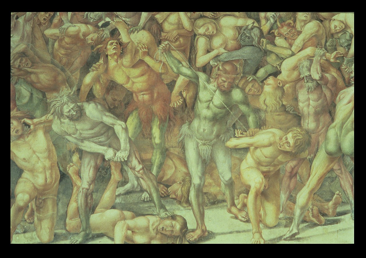 Inferno, dal Giudizio Universale (dettaglio) da Luca Signorelli
