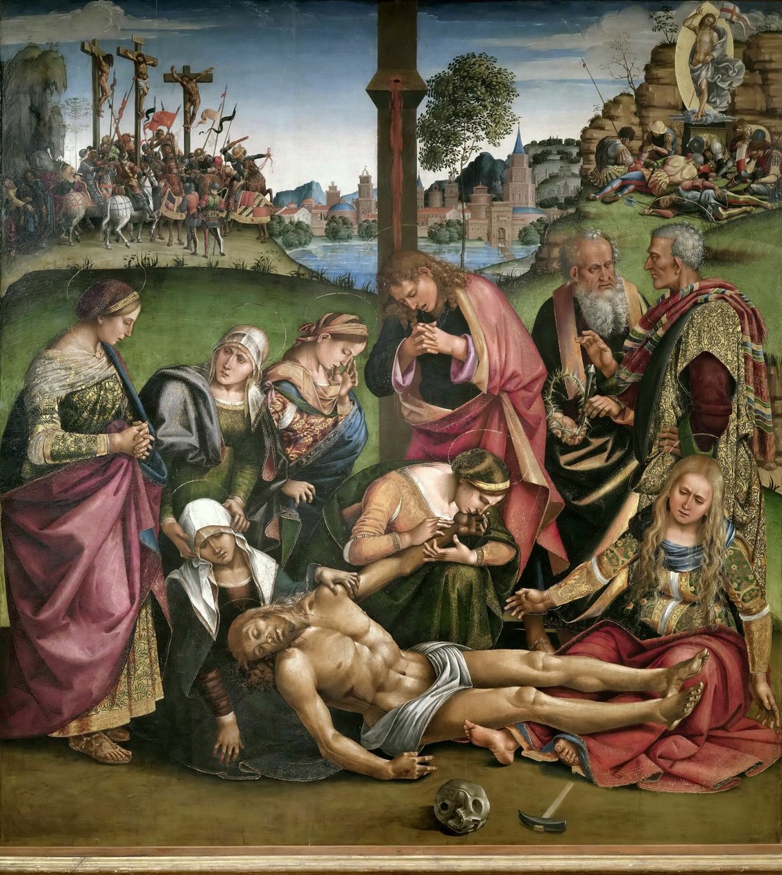 Compianto sul Cristo morto, 1502 da Luca Signorelli