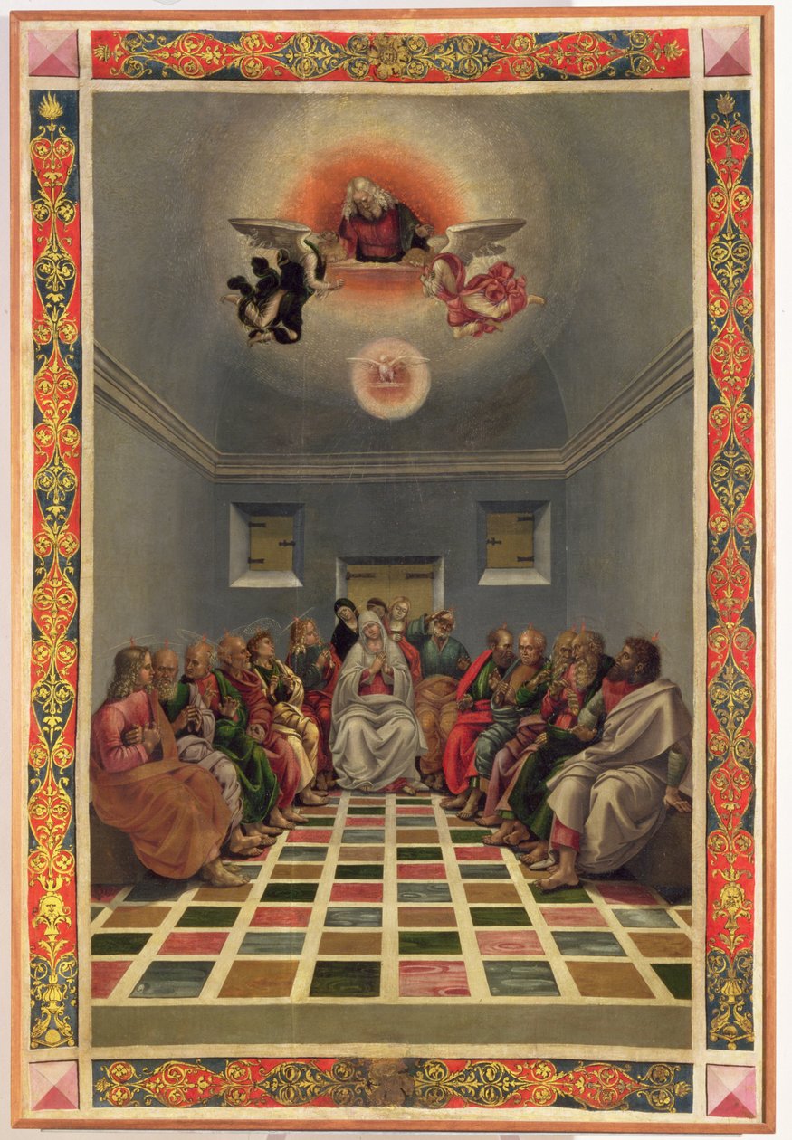 La discesa dello Spirito Santo da Luca Signorelli