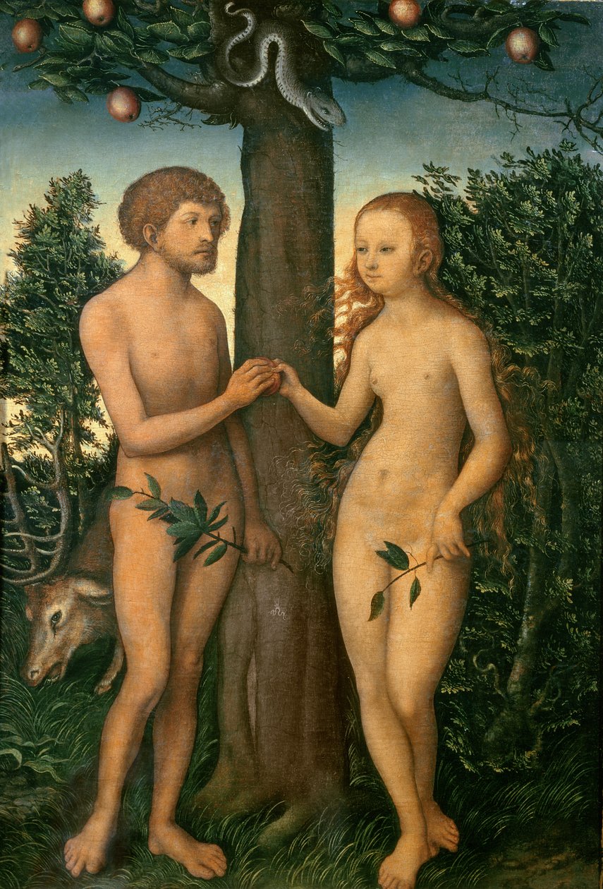 Adamo ed Eva da Lucas Cranach the Elder