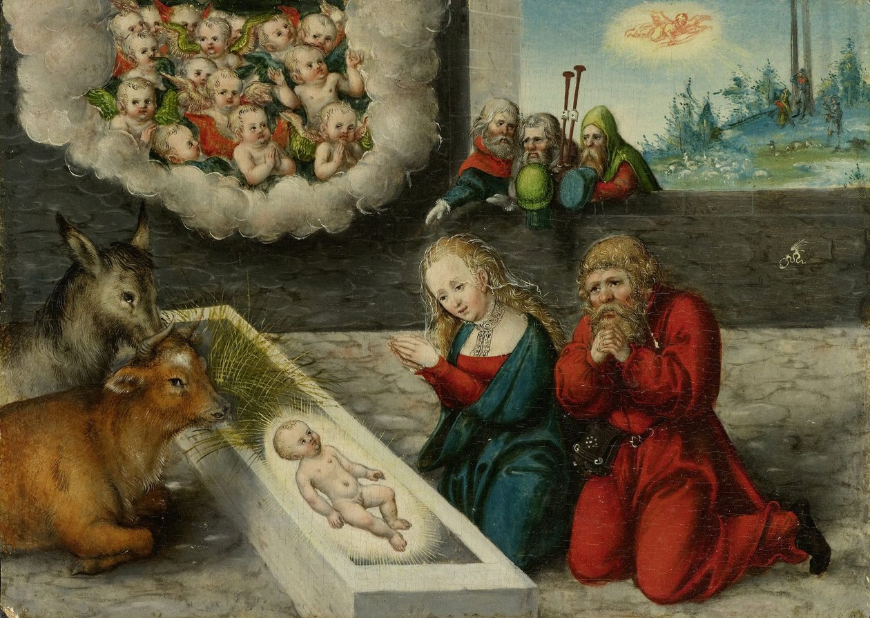 Adorazione di Cristo da Lucas Cranach the Elder
