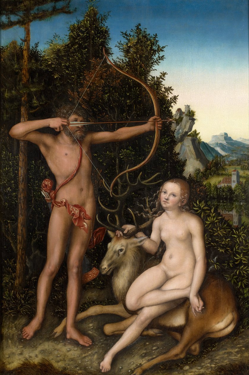 Apollo e Diana da Lucas Cranach the Elder