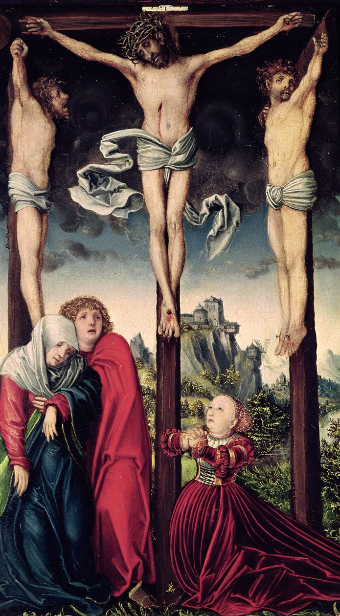 Cristo sulla croce da Lucas Cranach the Elder