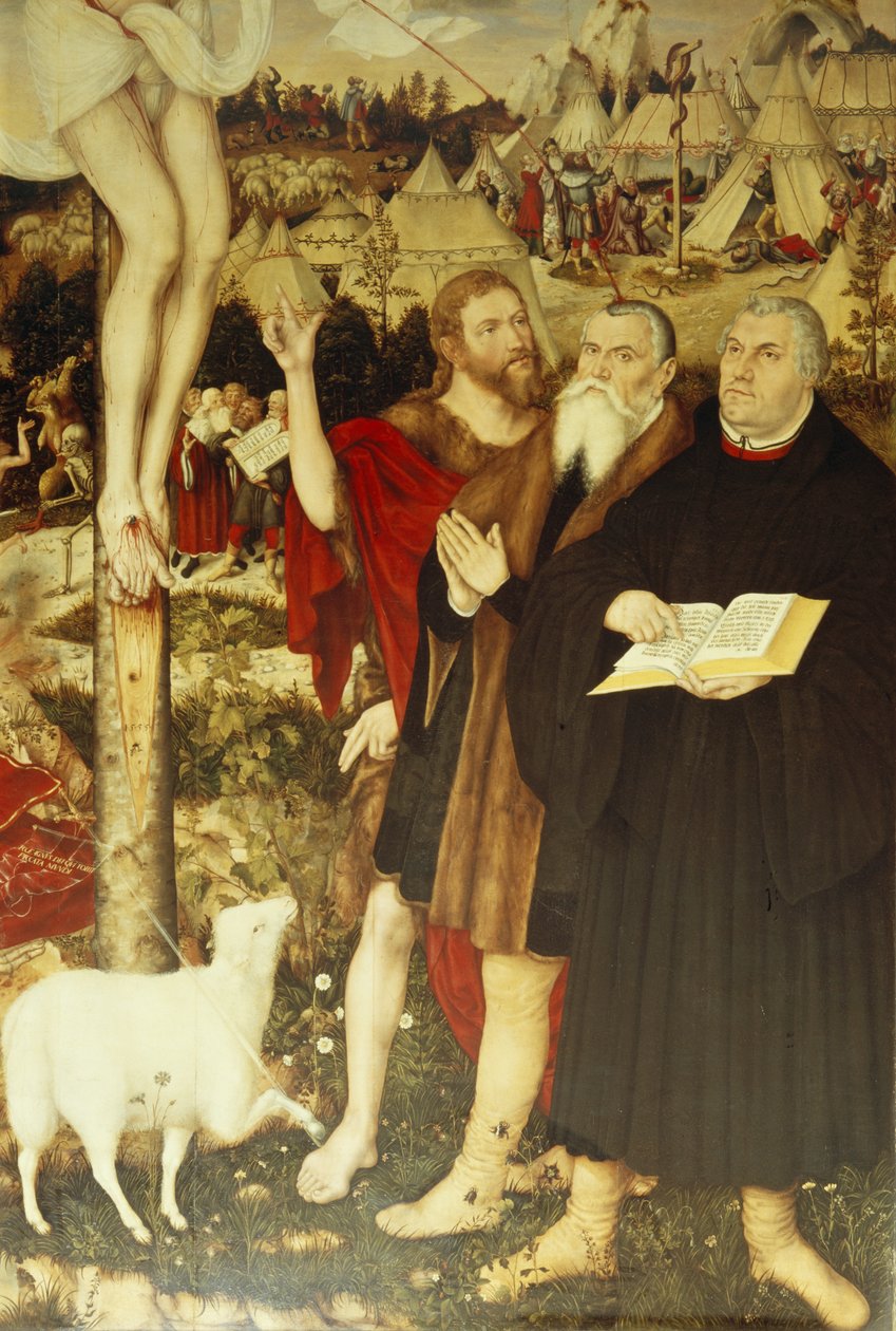 Cristo sulla croce (dettaglio) da Lucas Cranach the Elder