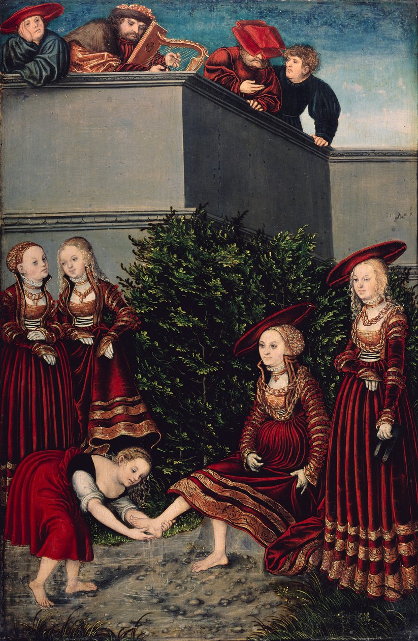 Davide e Betsabea da Lucas Cranach the Elder