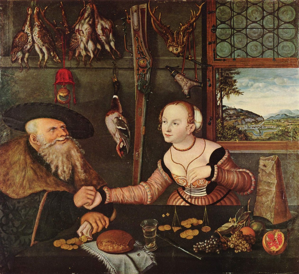 Il pagamento da Lucas Cranach the Elder