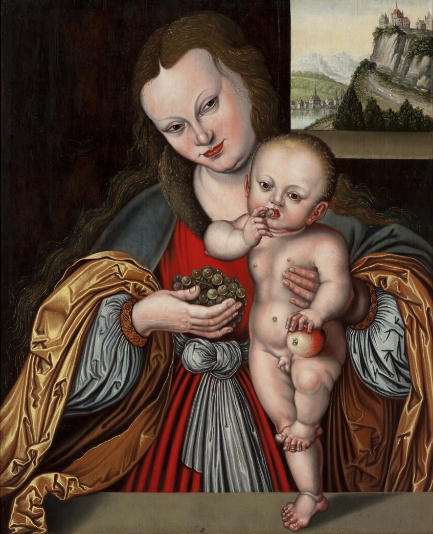 Madonna e Bambino da Lucas Cranach the Elder