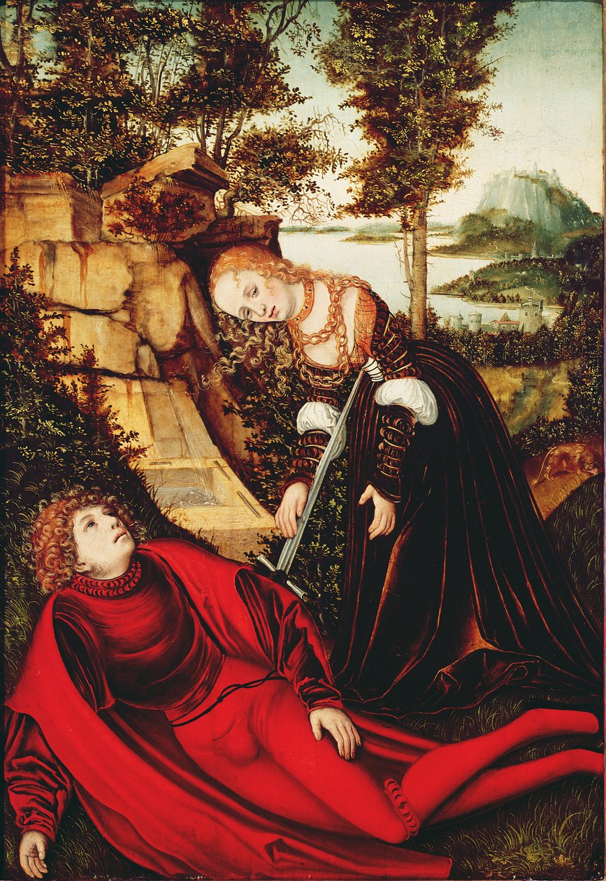 Piramus e Thisbe da Lucas Cranach the Elder