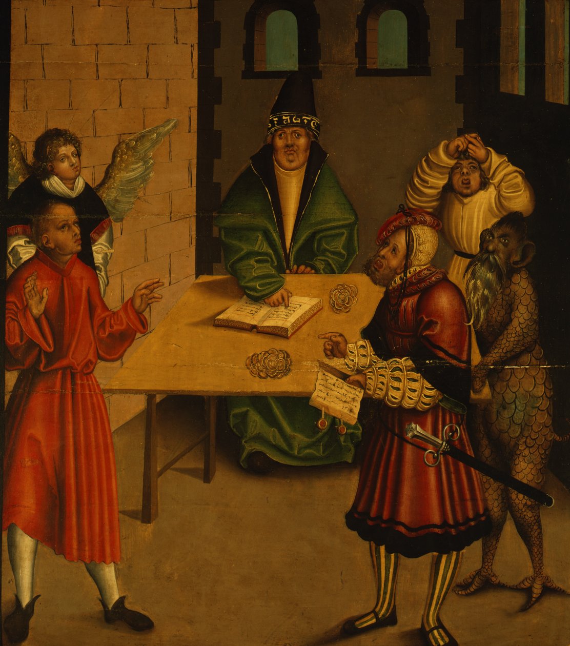 I Dieci Comandamenti, 1516 da Lucas Cranach the Elder