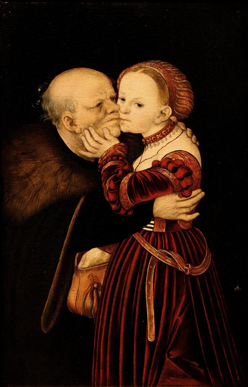 Il vecchio sciocco da Lucas Cranach the Elder