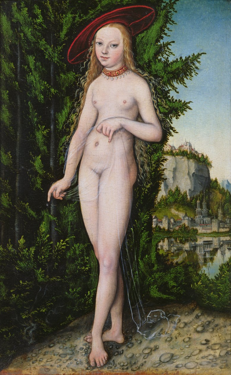 Venere in un paesaggio, 1529 da Lucas Cranach the Elder
