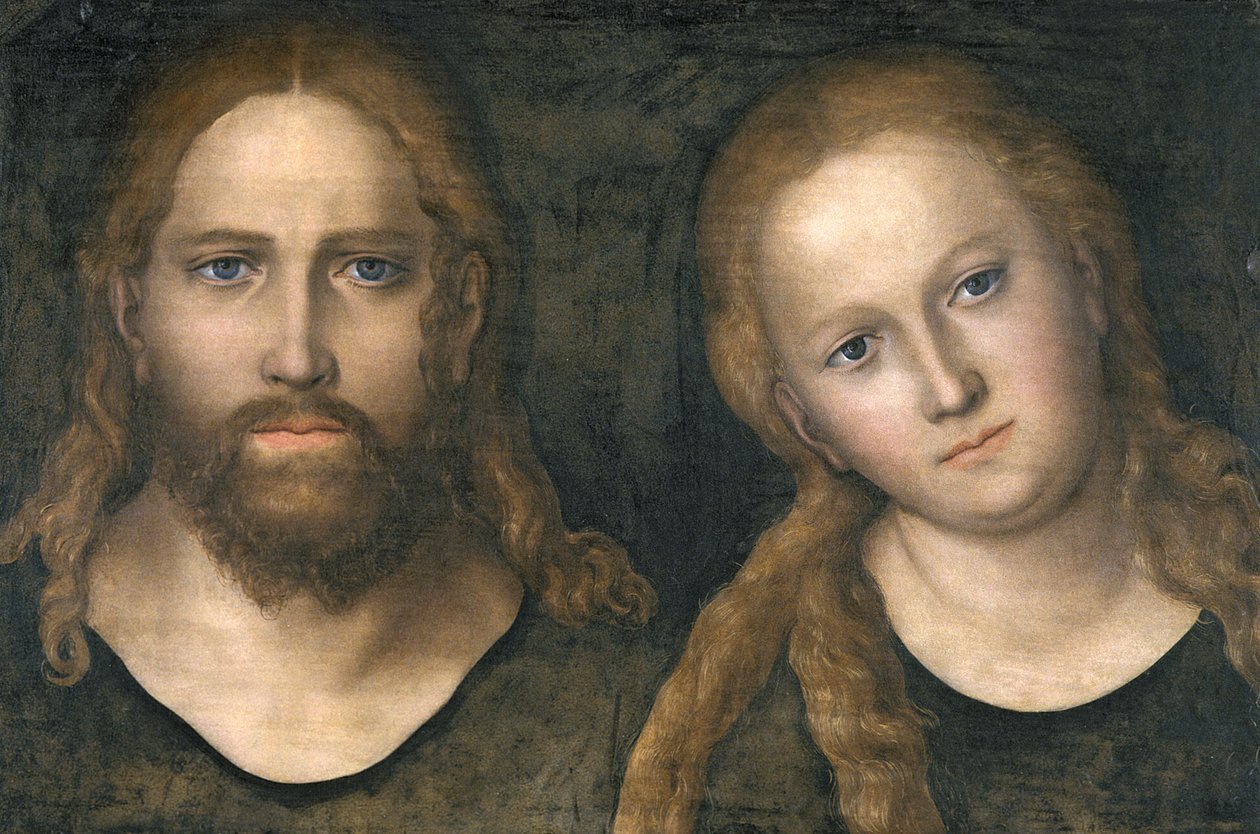 Cristo e Maria da Lucas Cranach the Elder