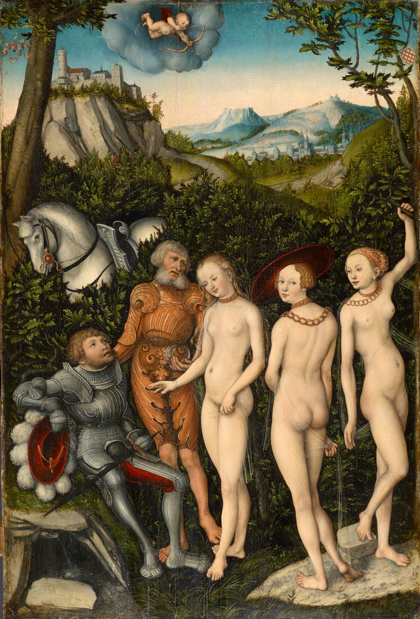 Il giudizio di Paride, 1528 da Lucas Cranach the Elder
