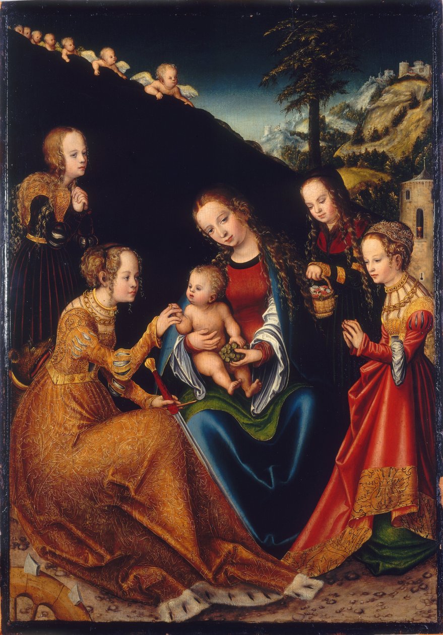 Il matrimonio mistico di Santa Caterina d