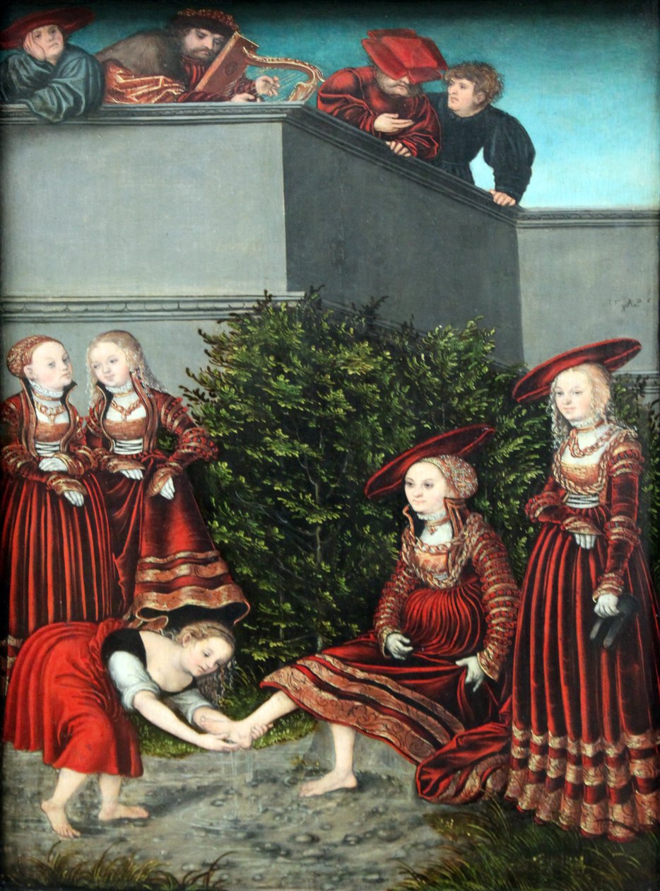 Davide e Betsabea da Lucas Cranach the Elder