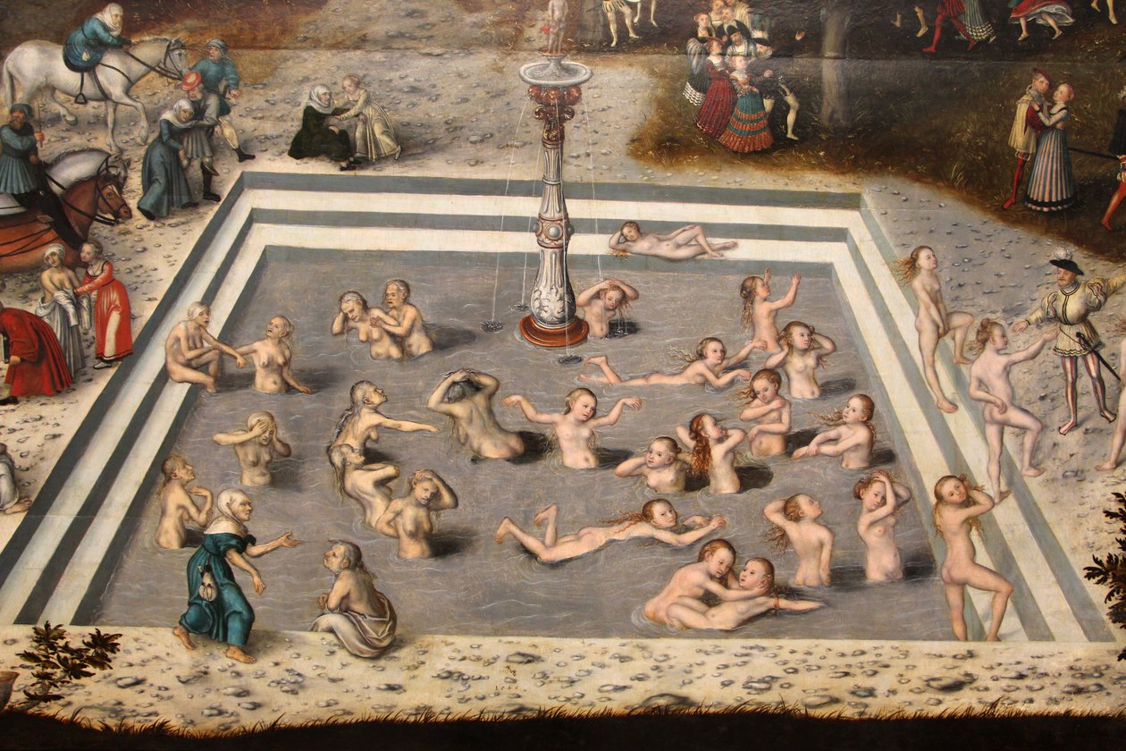 La fonte della giovinezza da Lucas Cranach the Elder