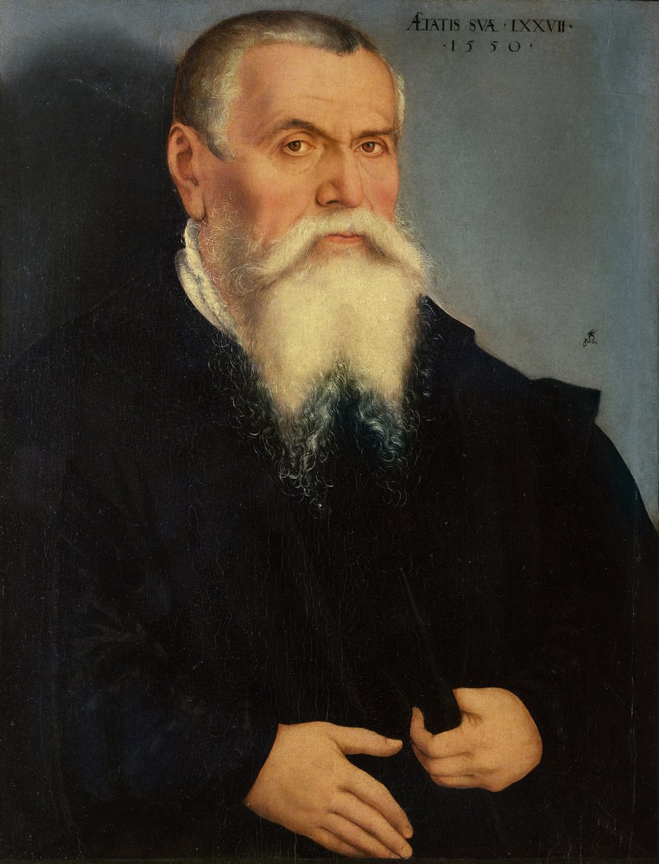 Ritratto di Lucas Cranach il Vecchio (1472-1553) 1550 da Lucas Cranach the Younger