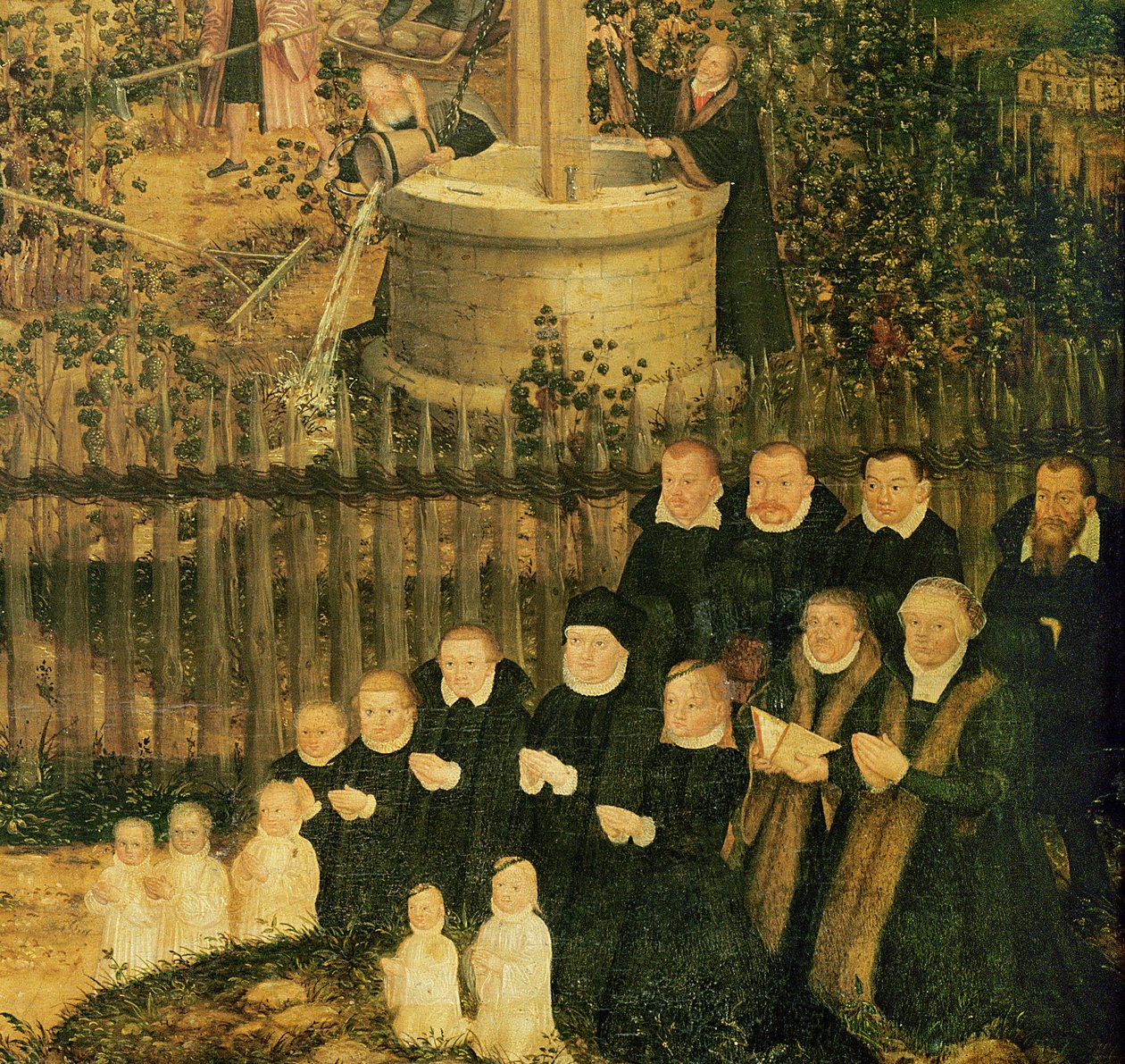 La Vigna del Signore, 1569 (dettaglio) da Lucas Cranach the Younger