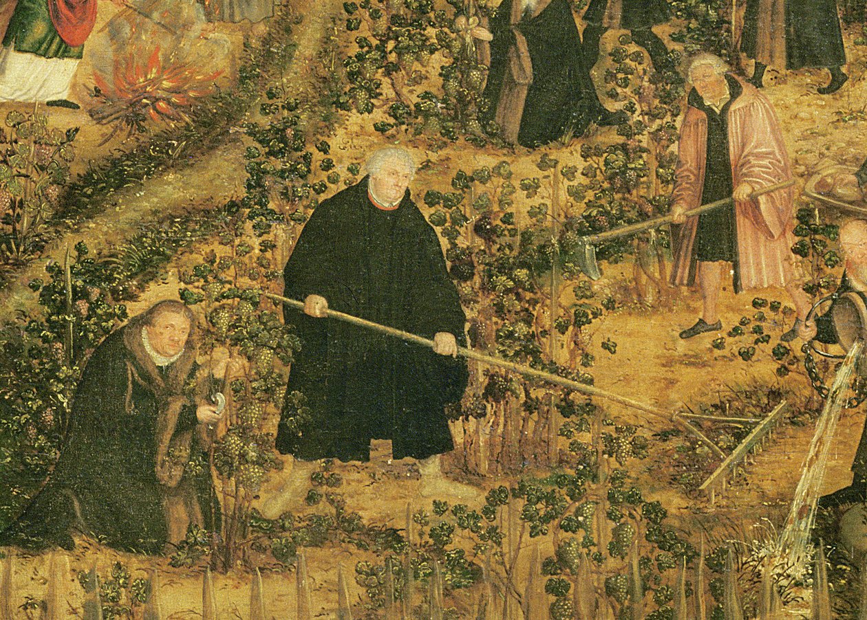 La Vigna del Signore, 1569 (dettaglio) da Lucas Cranach the Younger