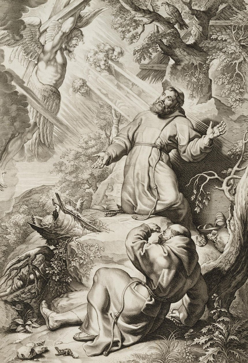 San Francesco riceve le stimmate da Lucas Vorsterman