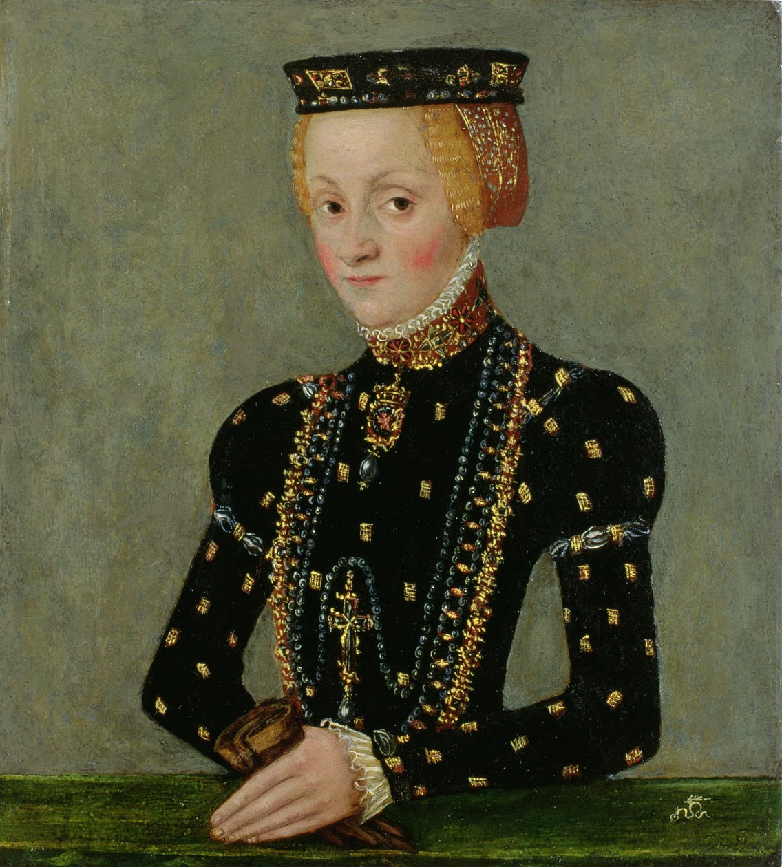 Katarzyna Jagiellonka di Polonia, c.1553-56 da Lucas Cranach the Younger