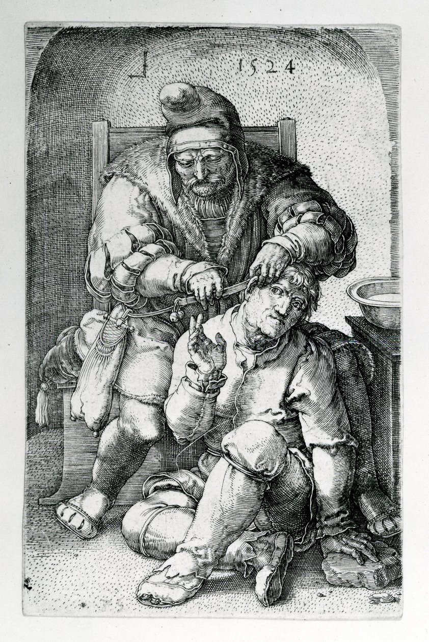 Il Chirurgo, 1524 da Lucas van Leyden