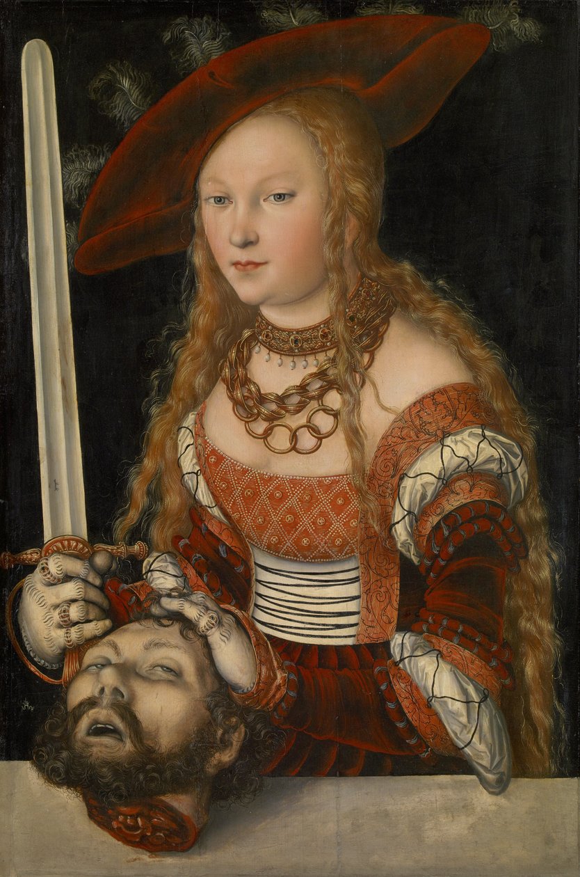 Giuditta con la testa di Oloferne da Lucas Cranach the Elder