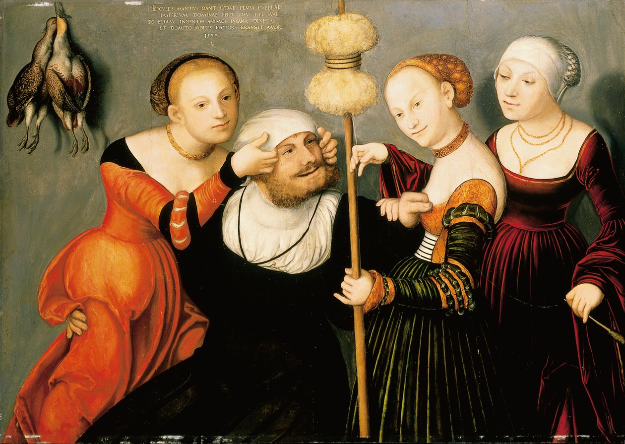 Ercole alla corte di Onfale da Lucas Cranach