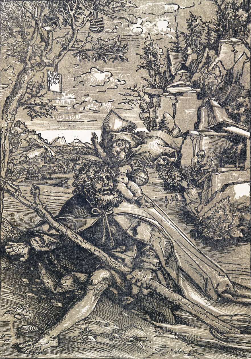 San Cristoforo, 1506-9 da Lucas Cranach