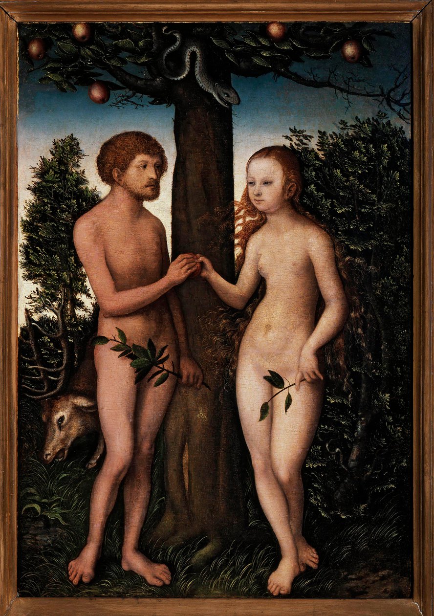 Adamo ed Eva da Lucas Cranach the Elder