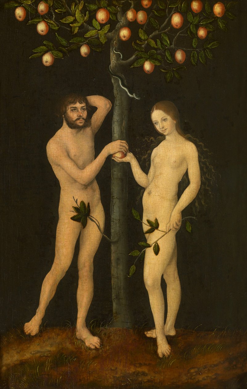 Adamo ed Eva da Lucas Cranach the Elder