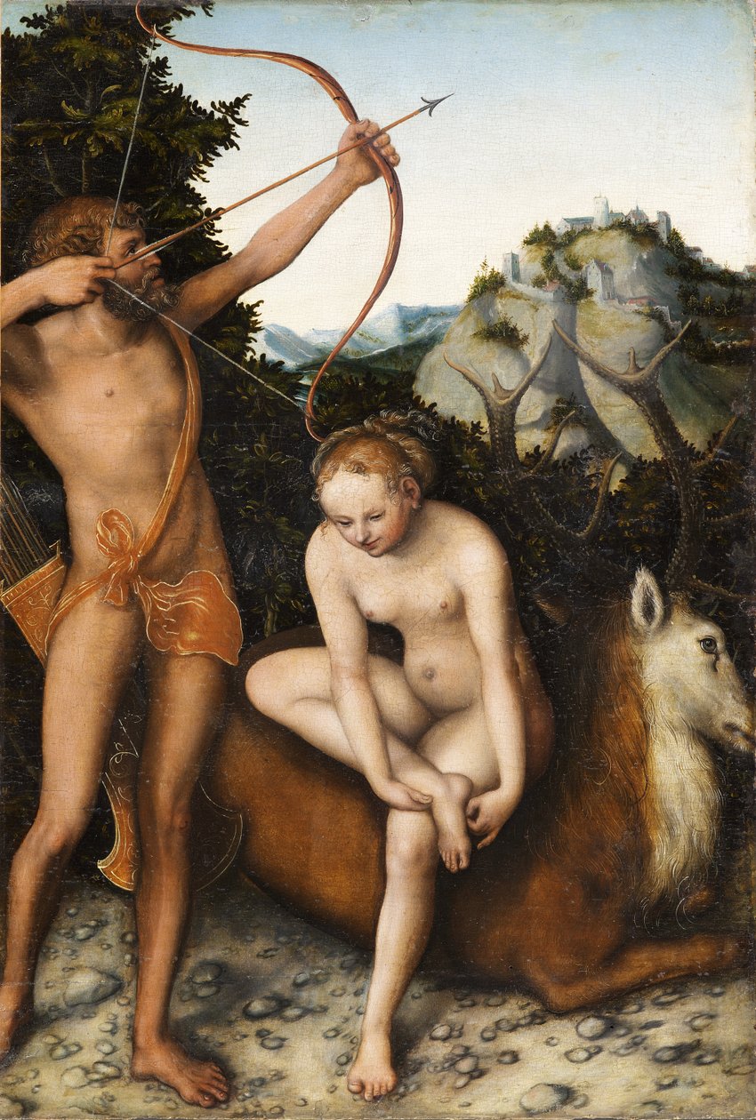 Apollo e Diana, ca 1530 da Lucas Cranach the Elder