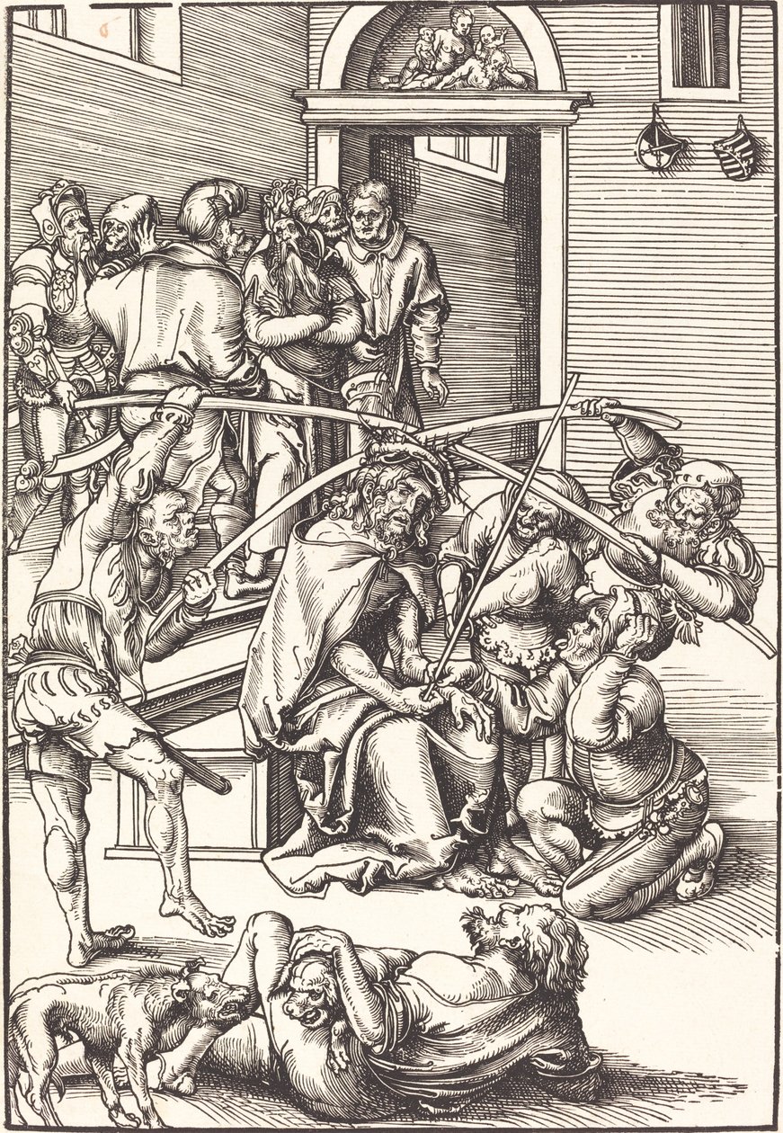 Cristo coronato di spine da Lucas Cranach the Elder