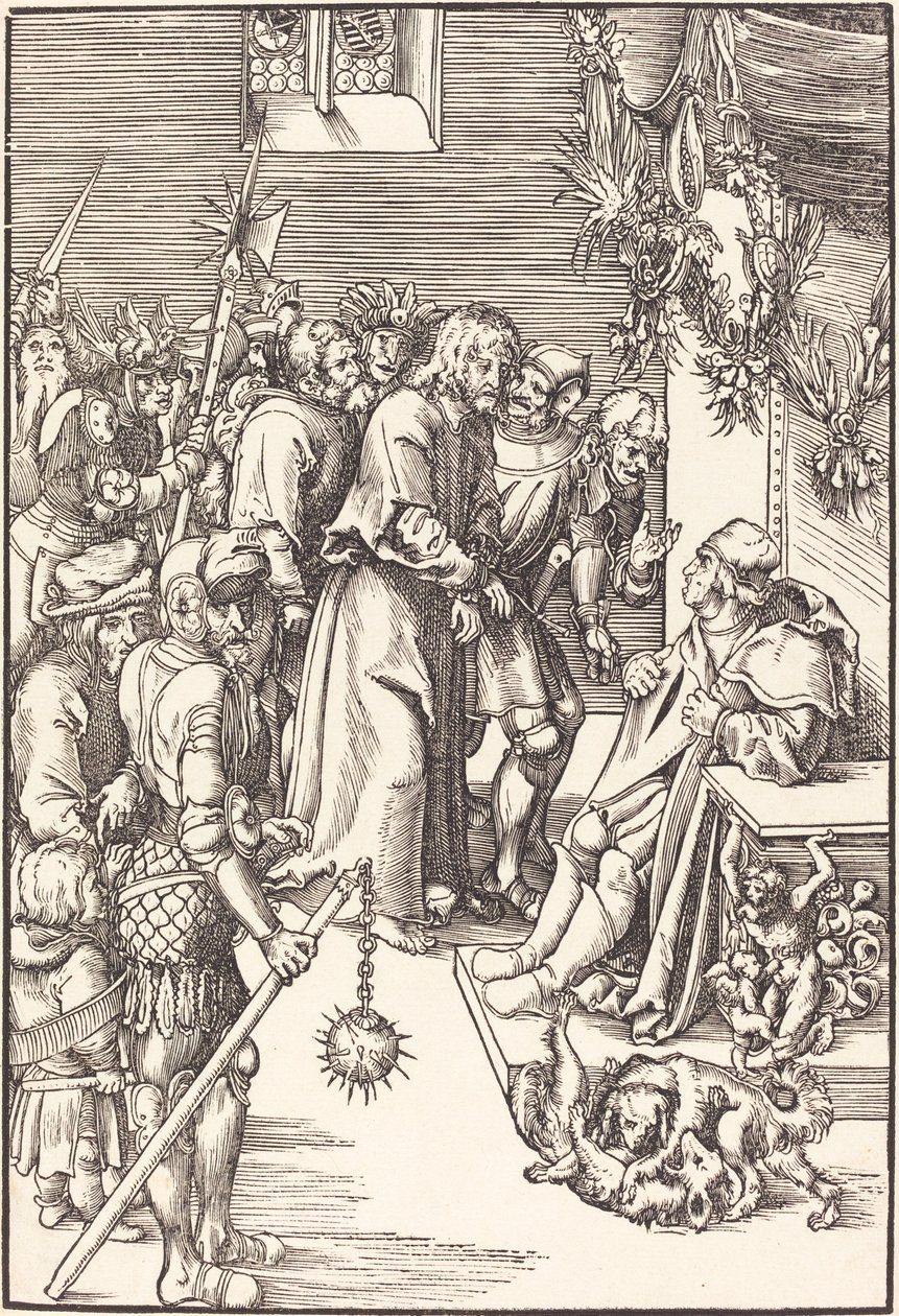 Cristo davanti a Caifa da Lucas Cranach the Elder