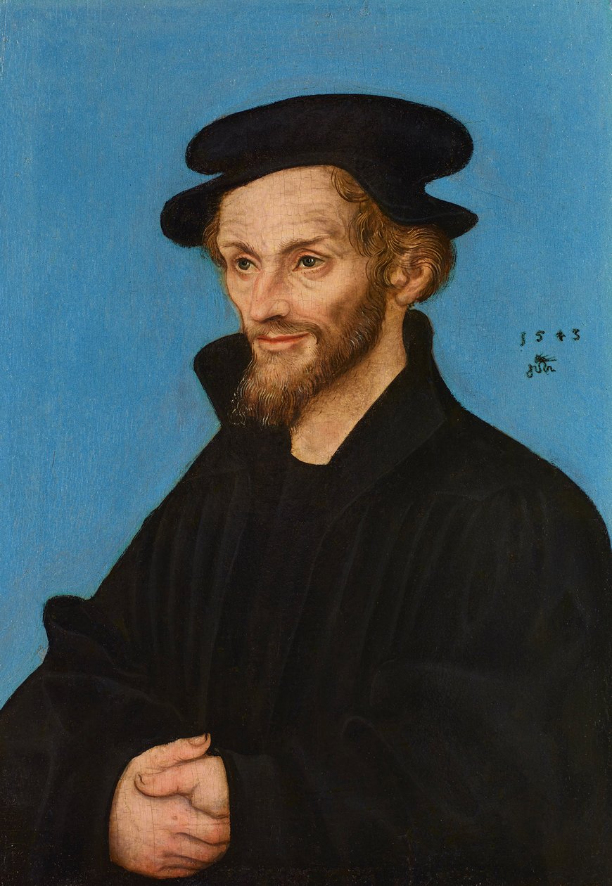 Ritratto di Philipp Melantone da Lucas Cranach the Elder