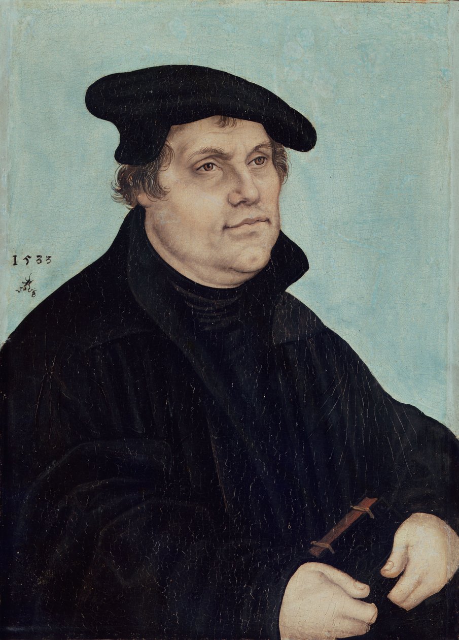 Ritratto di Martin Lutero da Lucas Cranach the Elder