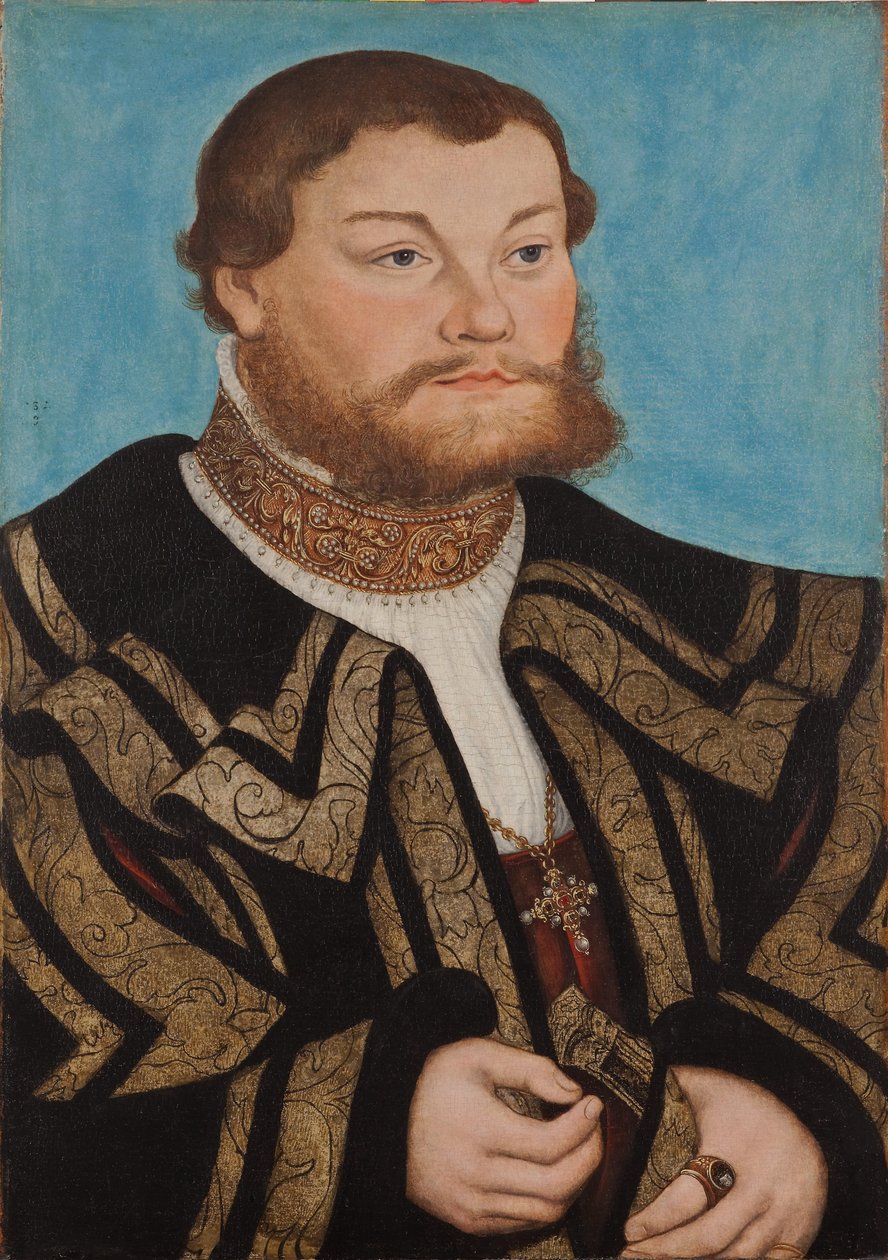 Ritratto del principe Johann da Lucas Cranach the Elder
