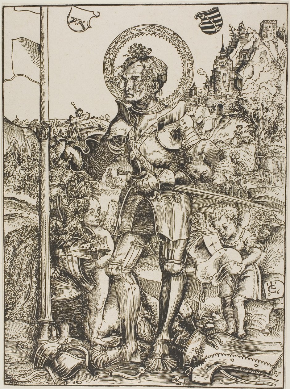 San Giorgio in piedi da Lucas Cranach the Elder