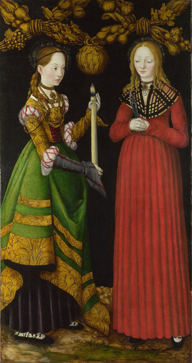 Sante Genoveffa e Apollonia, 1506 da Lucas Cranach the Elder