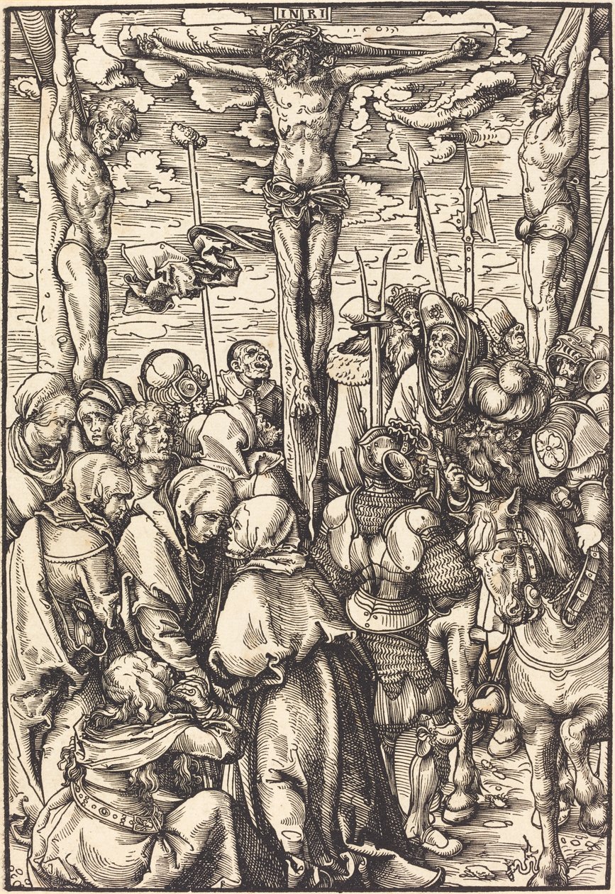 La crocifissione da Lucas Cranach the Elder