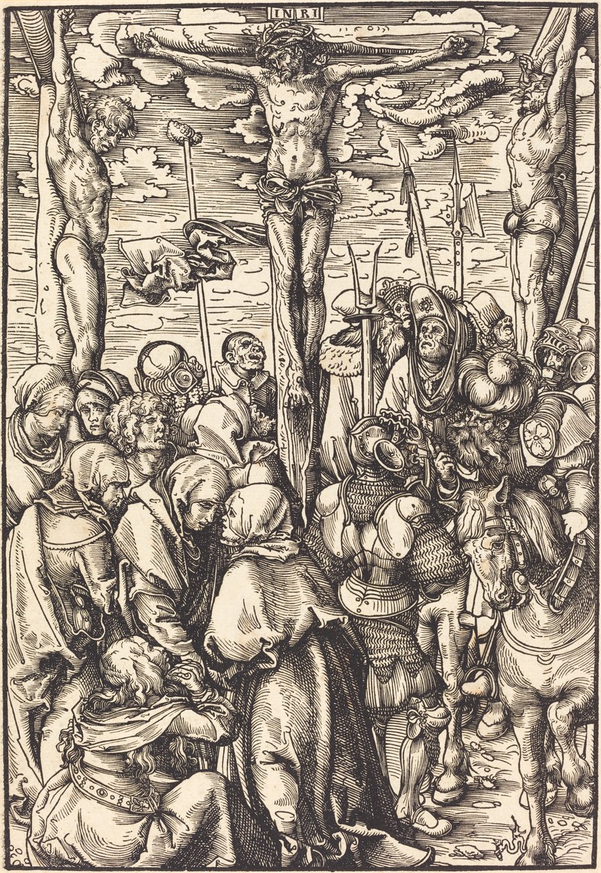 La crocifissione da Lucas Cranach the Elder