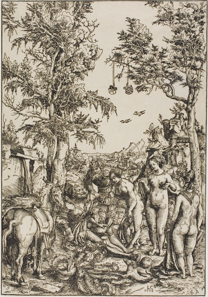 Il giudizio di Parigi da Lucas Cranach the Elder