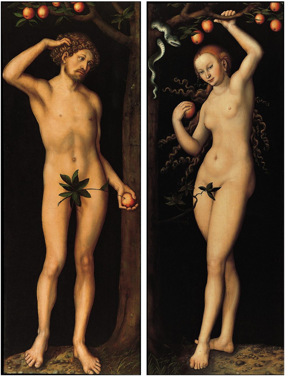 Ucraino:  Adamo ed Eva Adamo ed Eva da Lucas Cranach the Elder