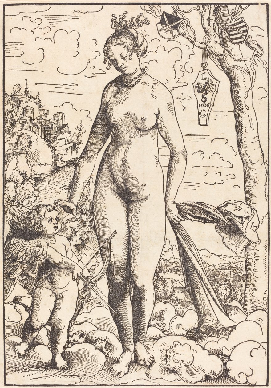 Venere e Cupido da Lucas Cranach the Elder