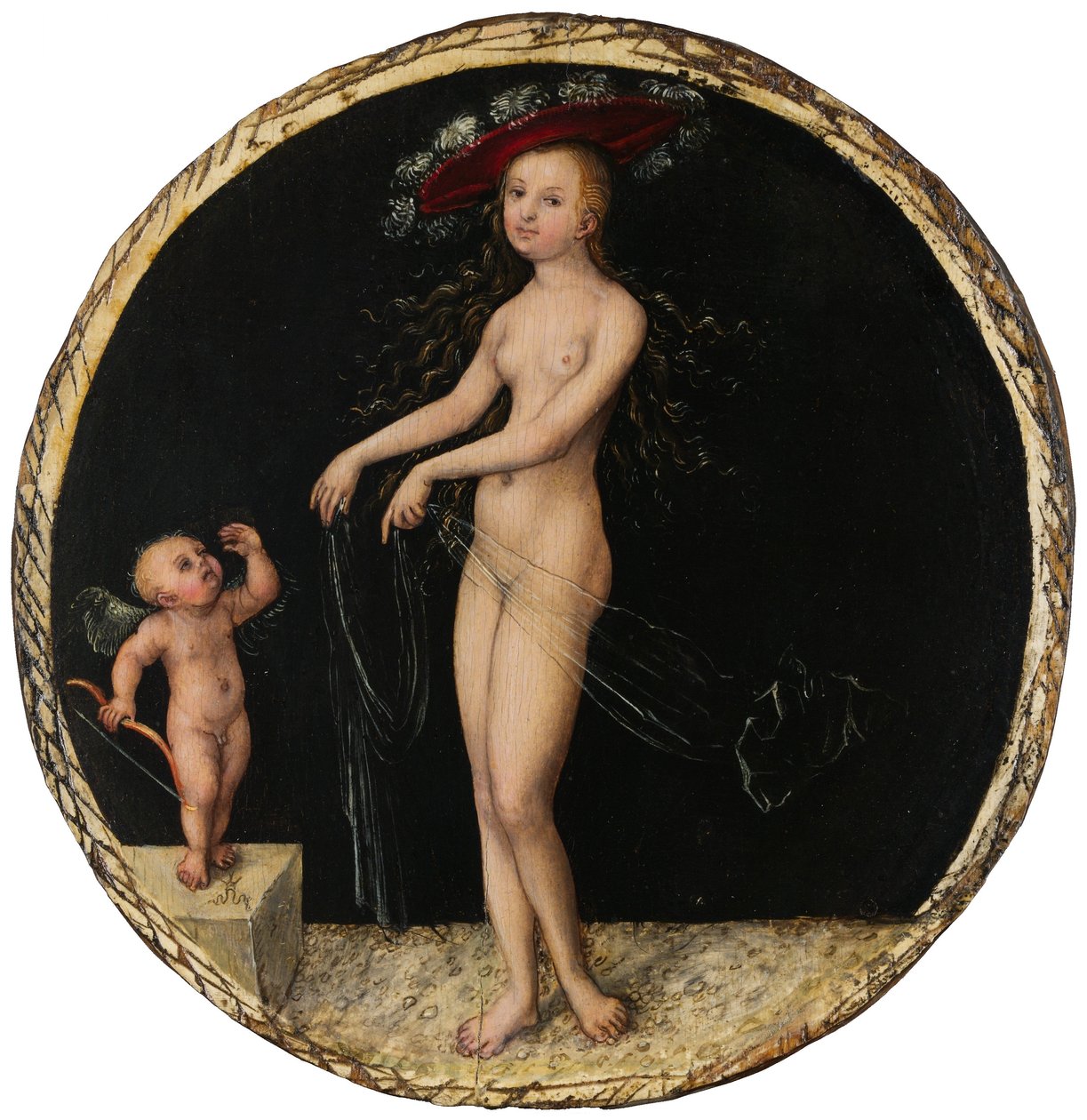 Venere e Cupido da Lucas Cranach the Elder
