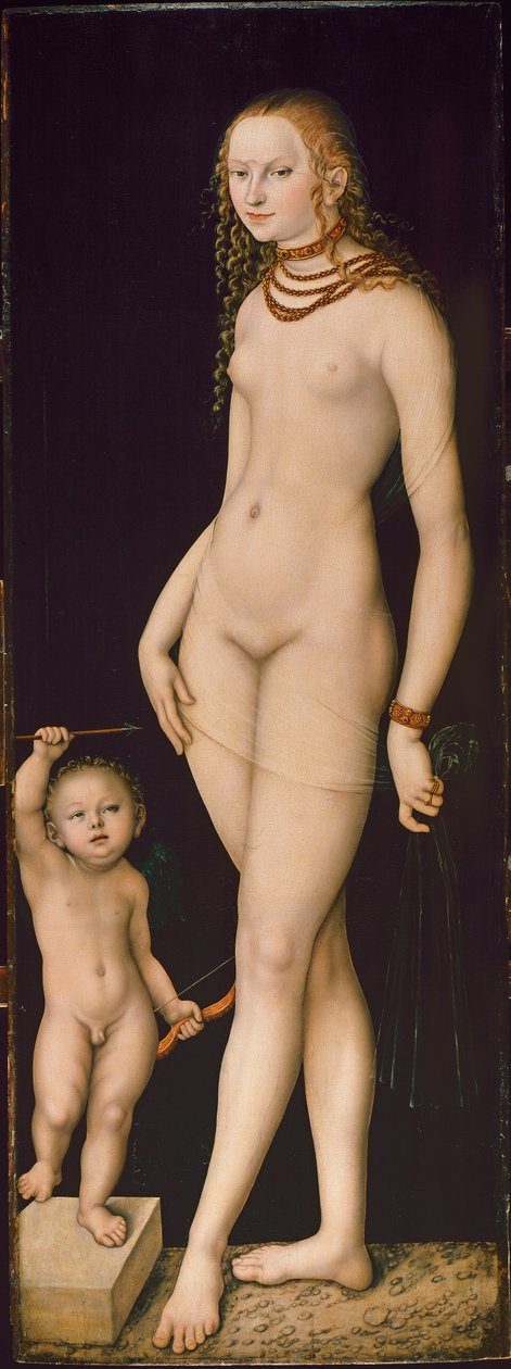 Venere e Cupido da Lucas Cranach the Elder