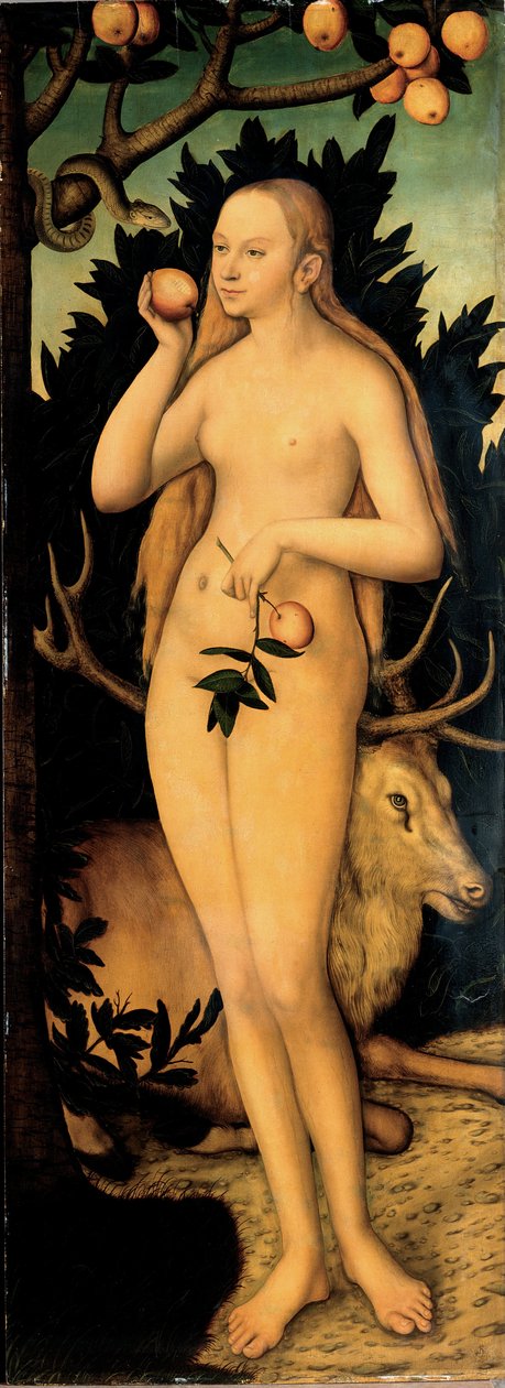 Adamo ed Eva da Lucas Cranach the Younger